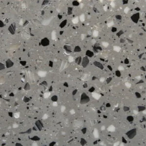 Staron Solid Surface, terrazzo collection. Terrazzo Torino colour sample swatch