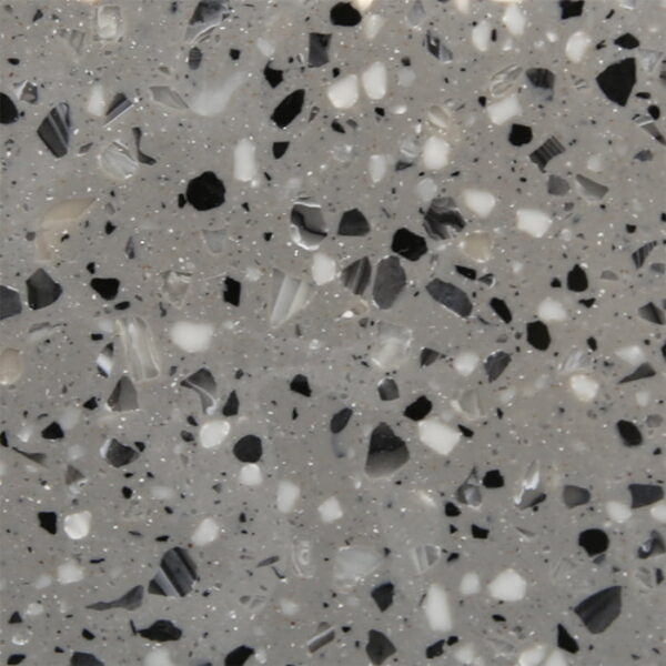 Staron Solid Surface, terrazzo collection. Terrazzo Torino colour sample swatch